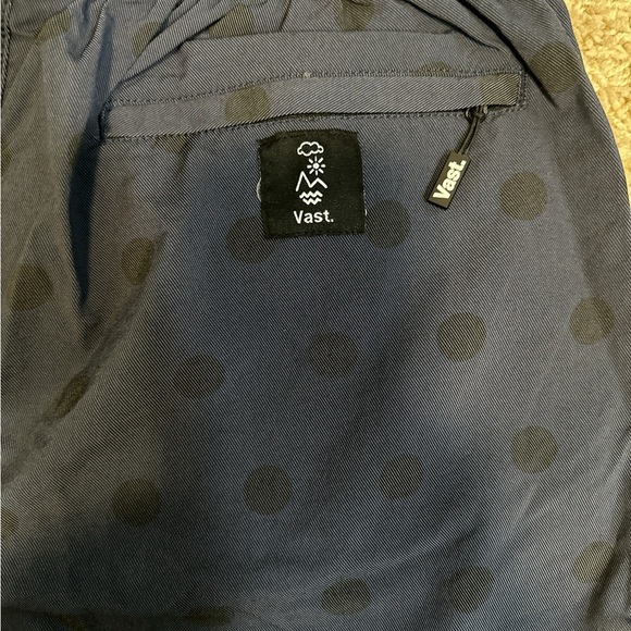 VAST Men's Blue Polka Dot Volley Short-Navy - Picture 3 of 7